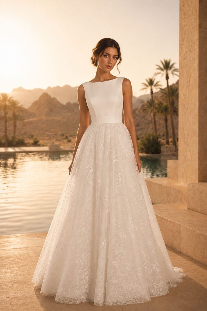 Vestido de novia Aine de la colección Eternal de Esther Noriega